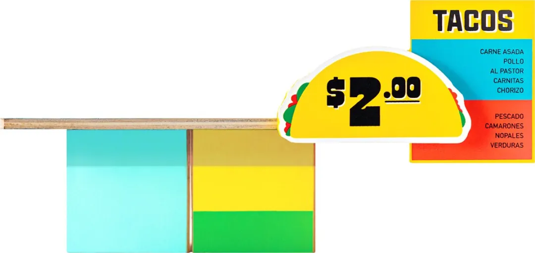 Candylab Stack Food Shack Taco Multicolor