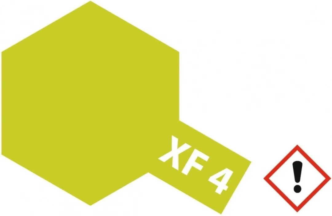 Tamiya Hobbyverf Acryl XF-4 Yellow Green 23ml
