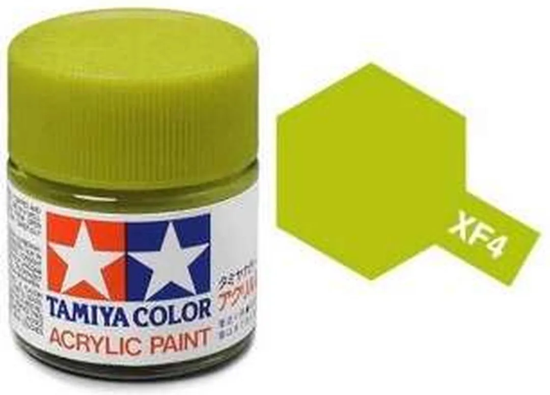 Tamiya Hobbyverf Acryl XF-4 Yellow Green 23ml