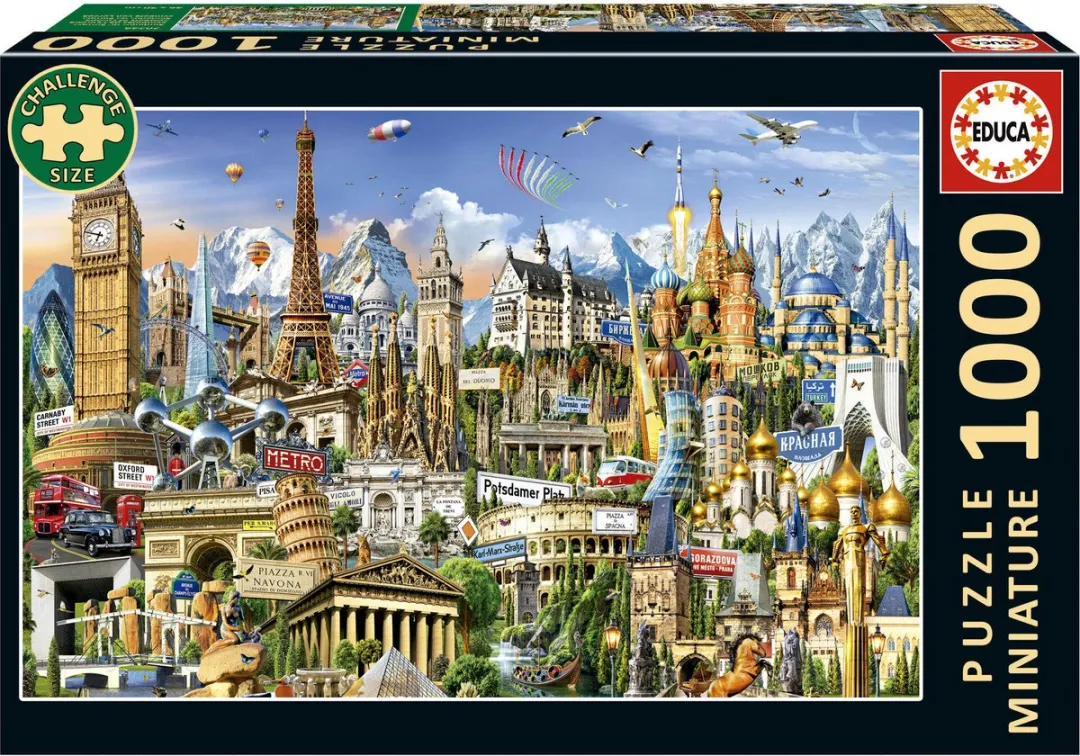 Educa Europa Symbolen Puzzel 1000 Stuks