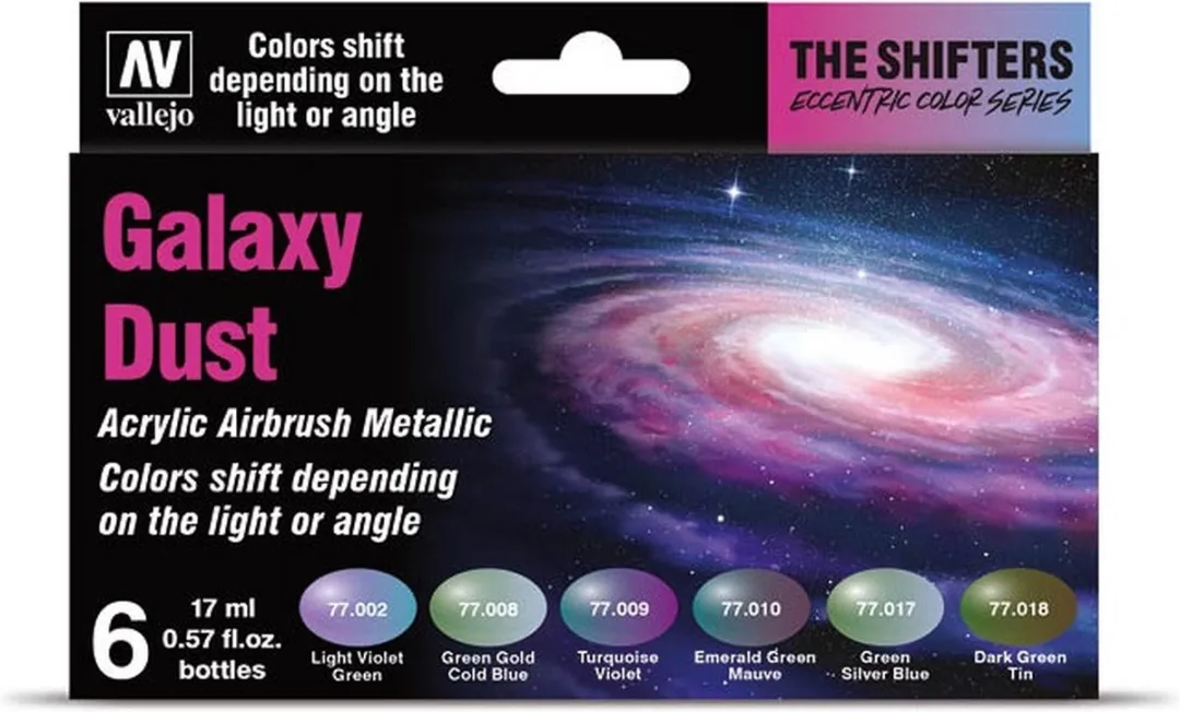 Vallejo The Shifters Galaxy Dust Set - 6 Kleuren - 102ml