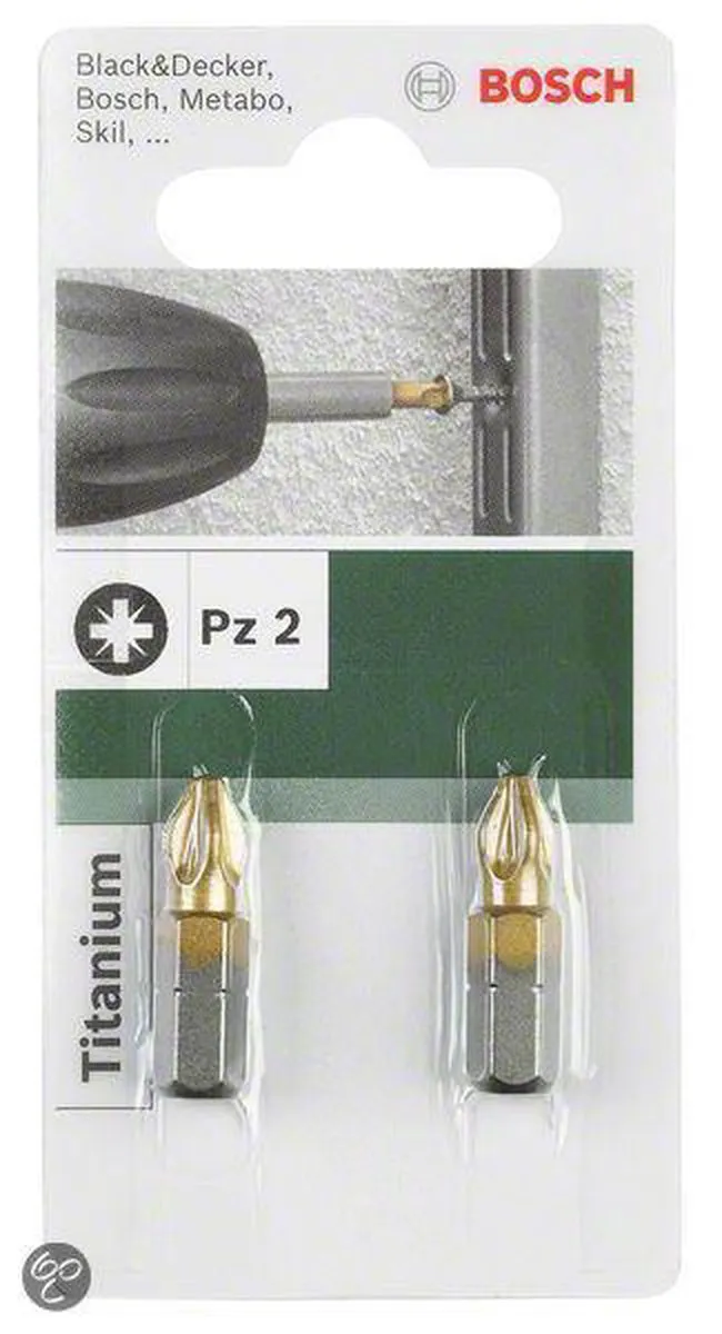 Bosch Schroefbit Titanium PZ1 25mm