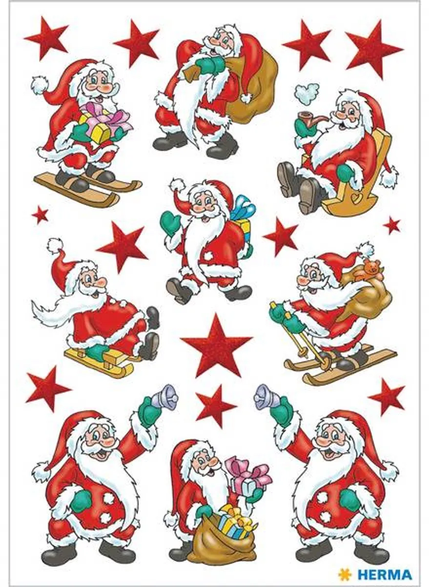 Herma 3219 Stickers Papier - Rood - 63 Stuks