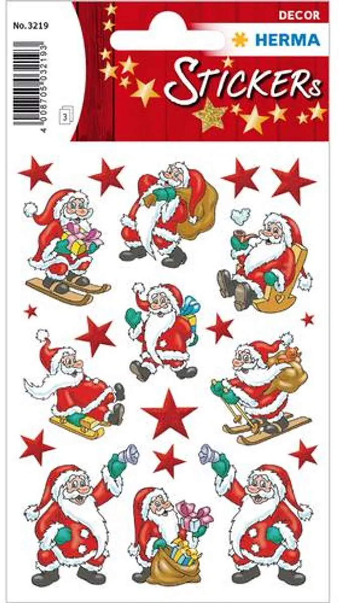 Herma 3219 Stickers Papier - Rood - 63 Stuks