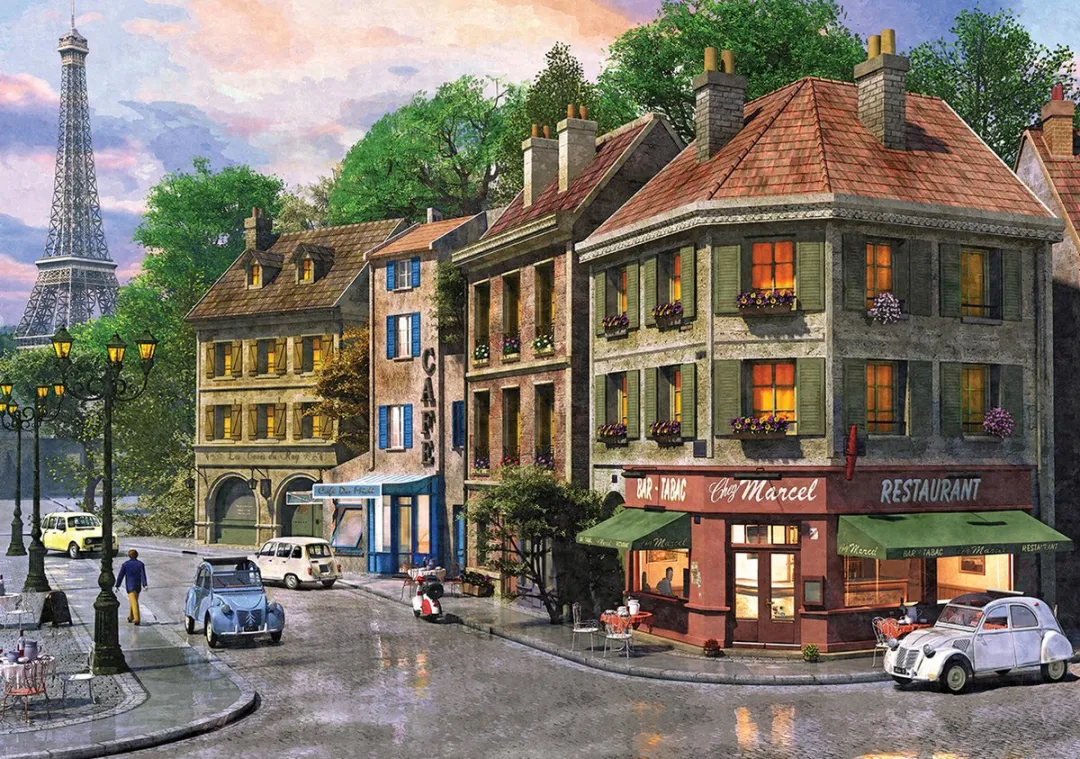 KS Games Paris Streets Puzzel 2000 Stukjes - Multicolor