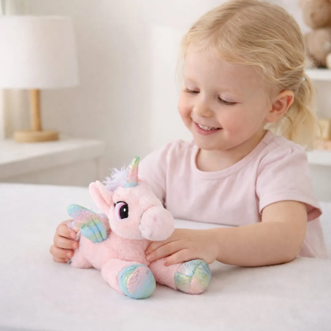 Eddy Toys Pluche Eenhoorn 34cm - Multicolor