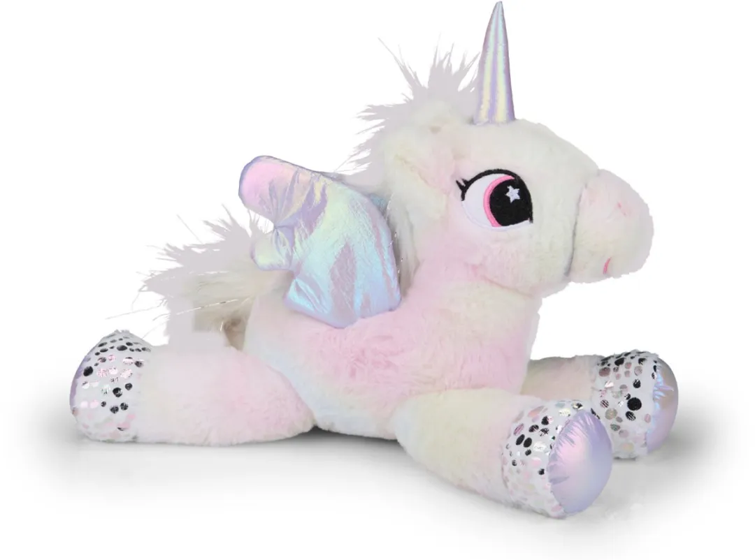 Eddy Toys Pluche Eenhoorn 34cm - Multicolor