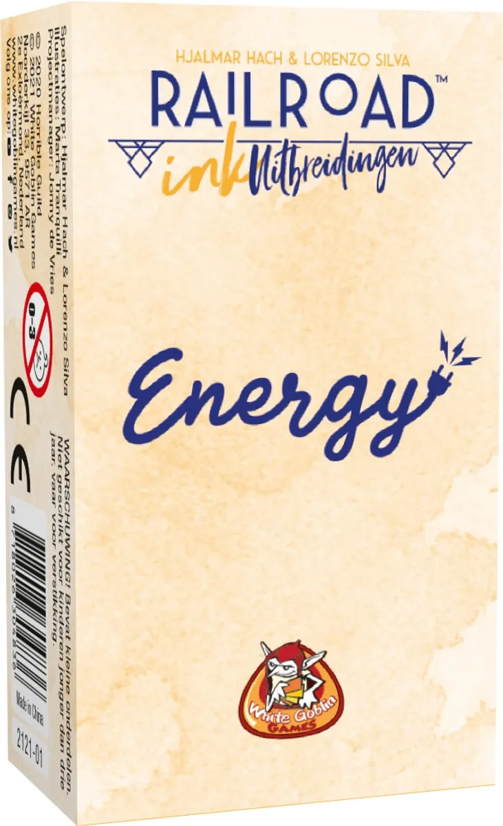 White Goblin Games Railroad Ink Energy Uitbreiding Dobbelspel