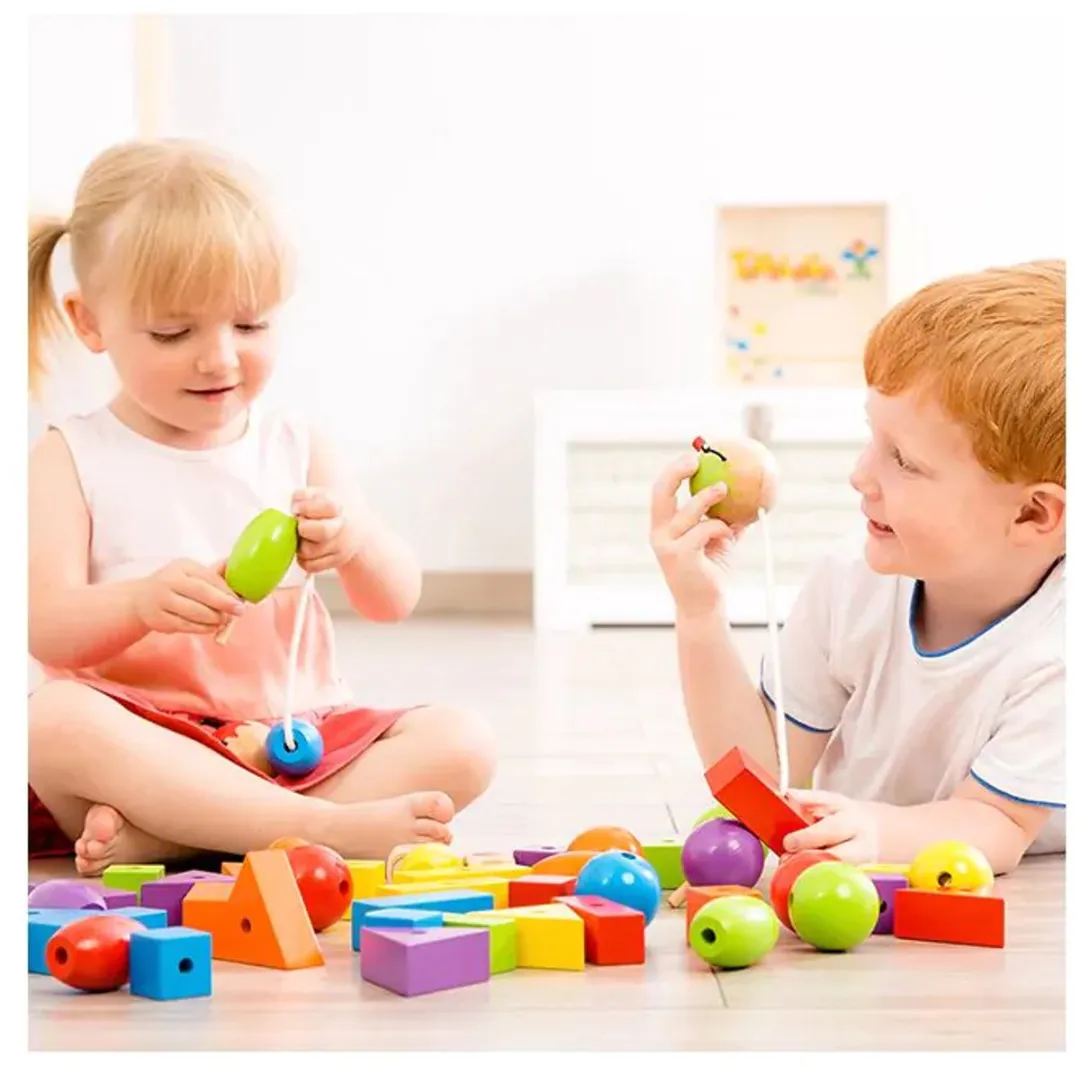Beleduc Rondo Vario XXL Houten Spel - 48 Onderdelen - Multicolor