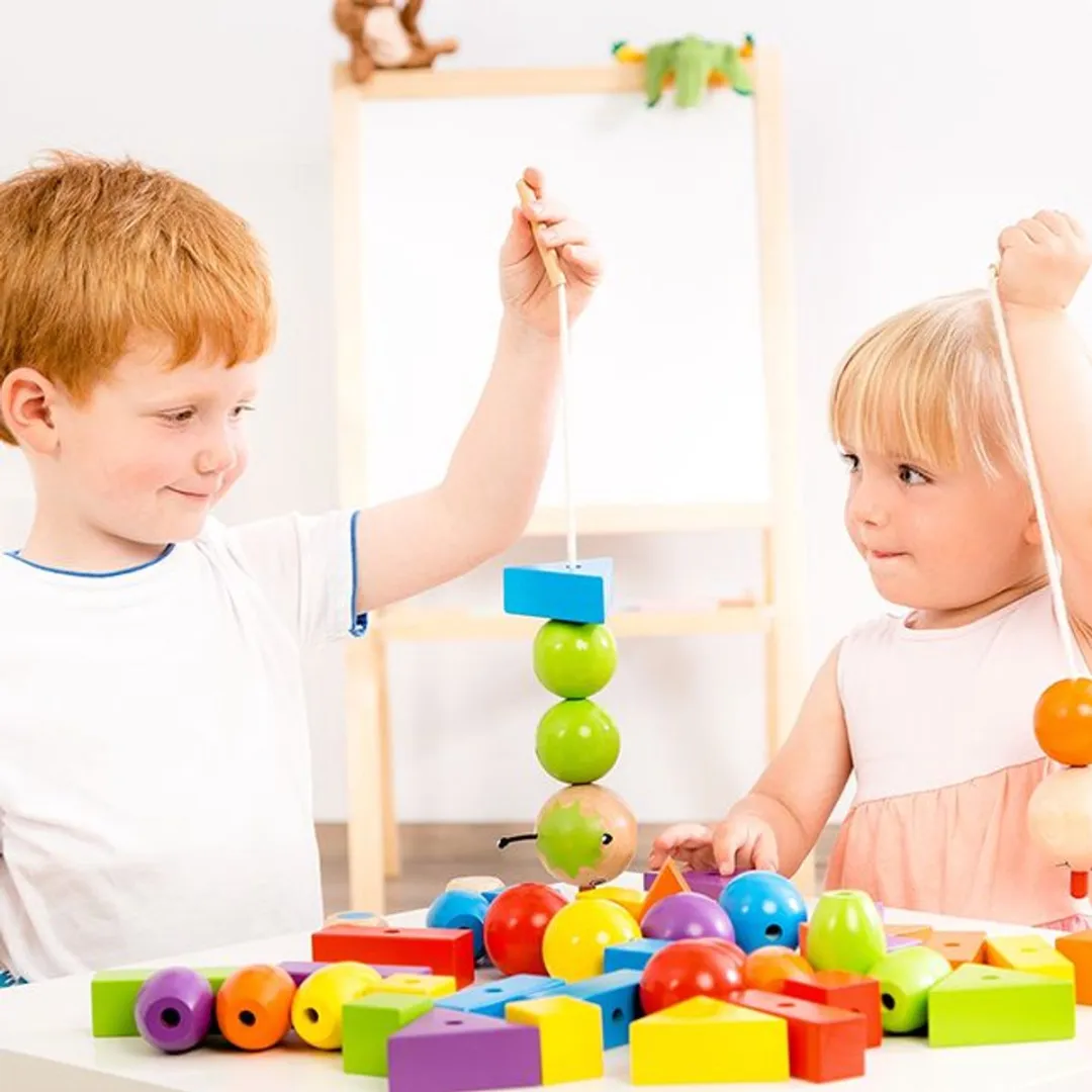Beleduc Rondo Vario XXL Houten Spel - 48 Onderdelen - Multicolor