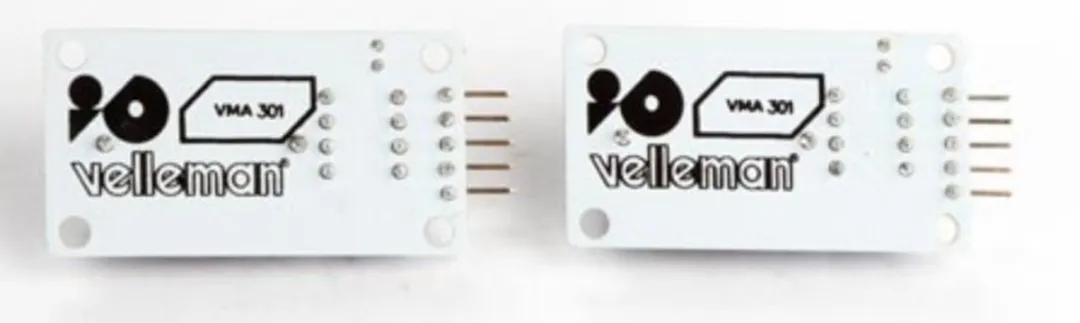 Whadda DS1302 Realtime Klokmodule - 2 Stuks - Staal Grijs/Zwart