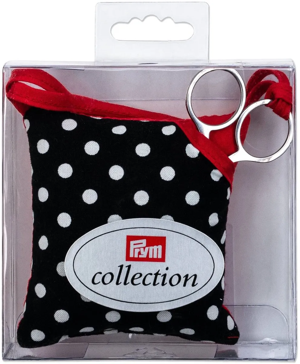 Prym Speldenkussen Polka Dots - Zwart/Wit