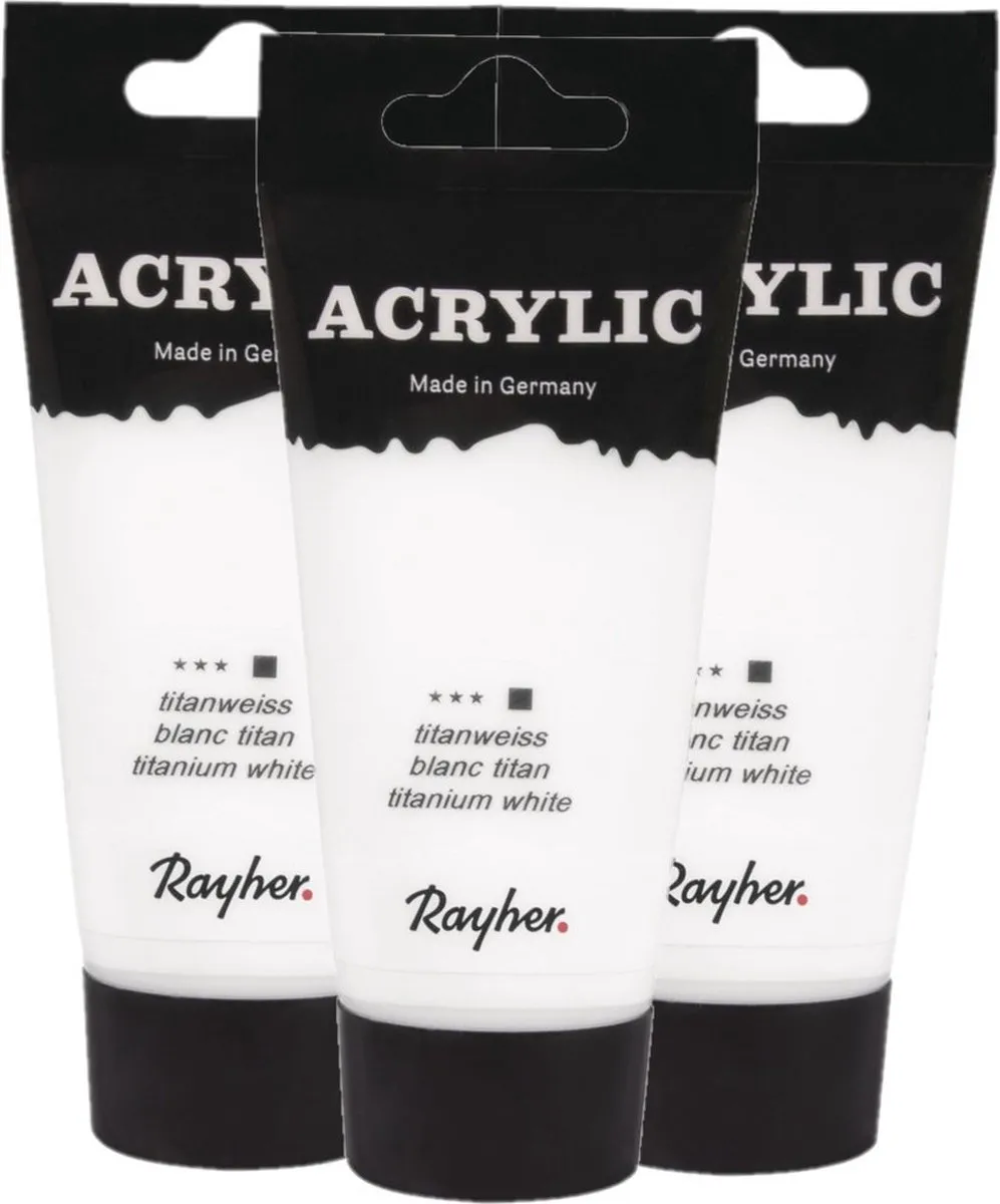 Rayher Acrylverf Wit 75ml
