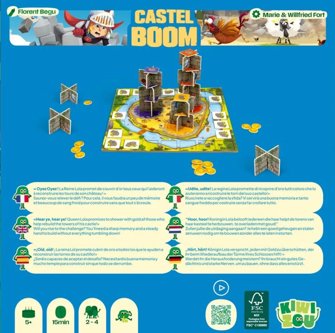 Blackrock Games Castel Boom Bordspel - 2-4 spelers