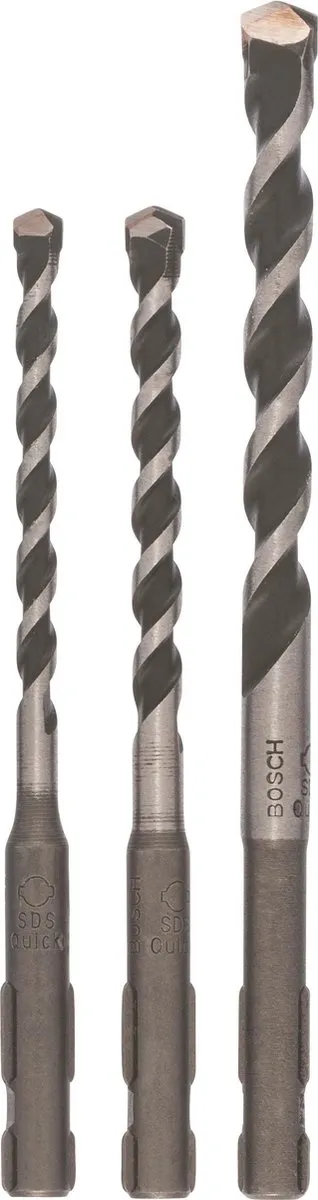 Bosch SDS-Quick 3-delige Borenset - 5/6/8mm x 100/120mm