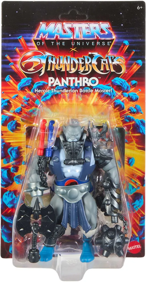 Mattel Masters of the Universe x ThunderCats Panthro Actiefiguur 14cm - Multi