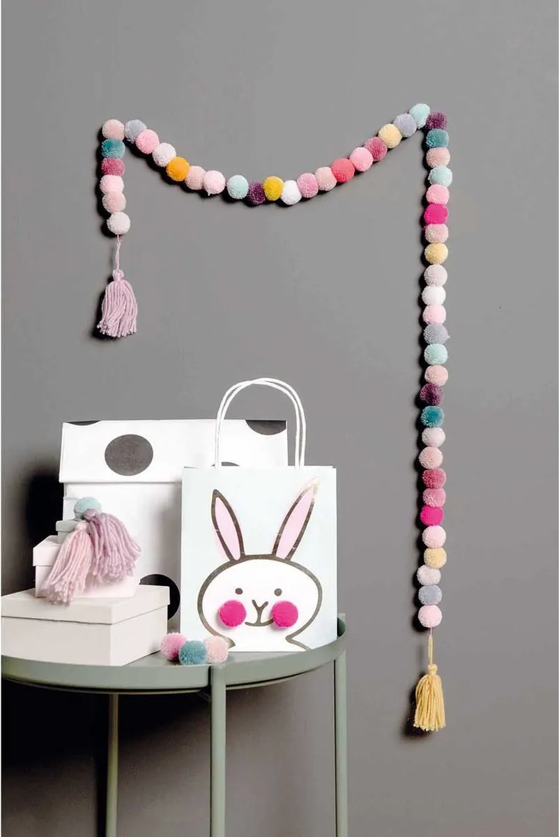 Rico Design Made by Me Pompom Set - 24 Stuks Pastel Mix