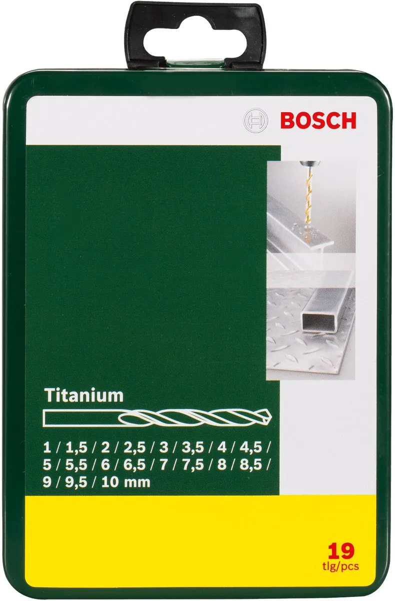 Bosch HSS-TiN Metaalboren Set 19-delig