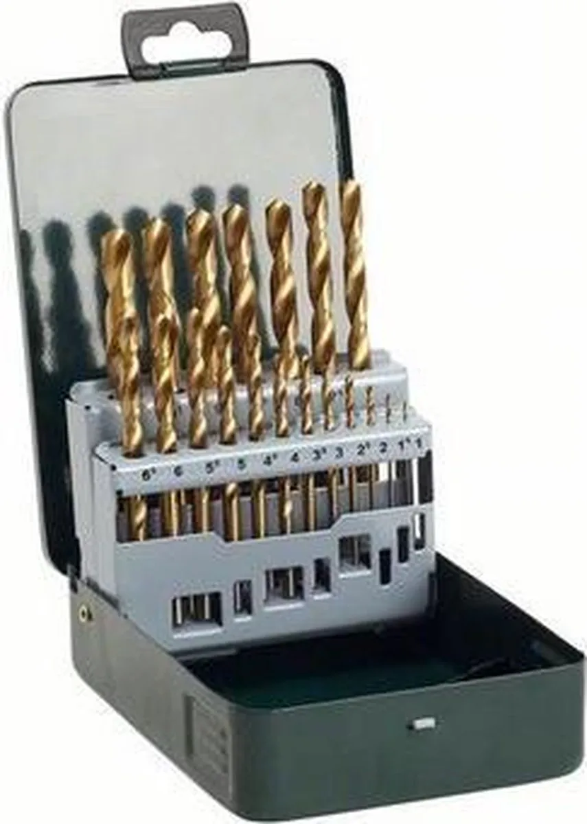 Bosch HSS-TiN Metaalboren Set 19-delig