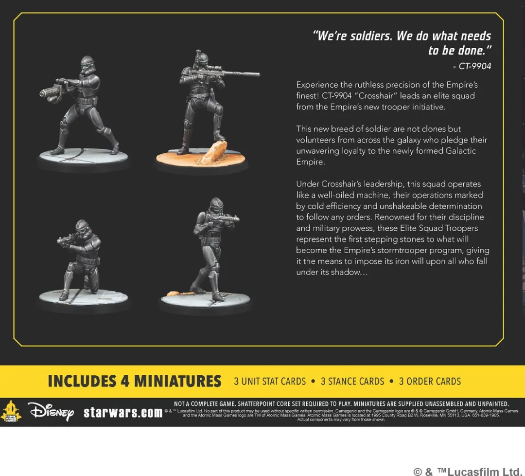 Atomic Mass Games Star Wars Shatterpoint Like Squad Pack SWP35