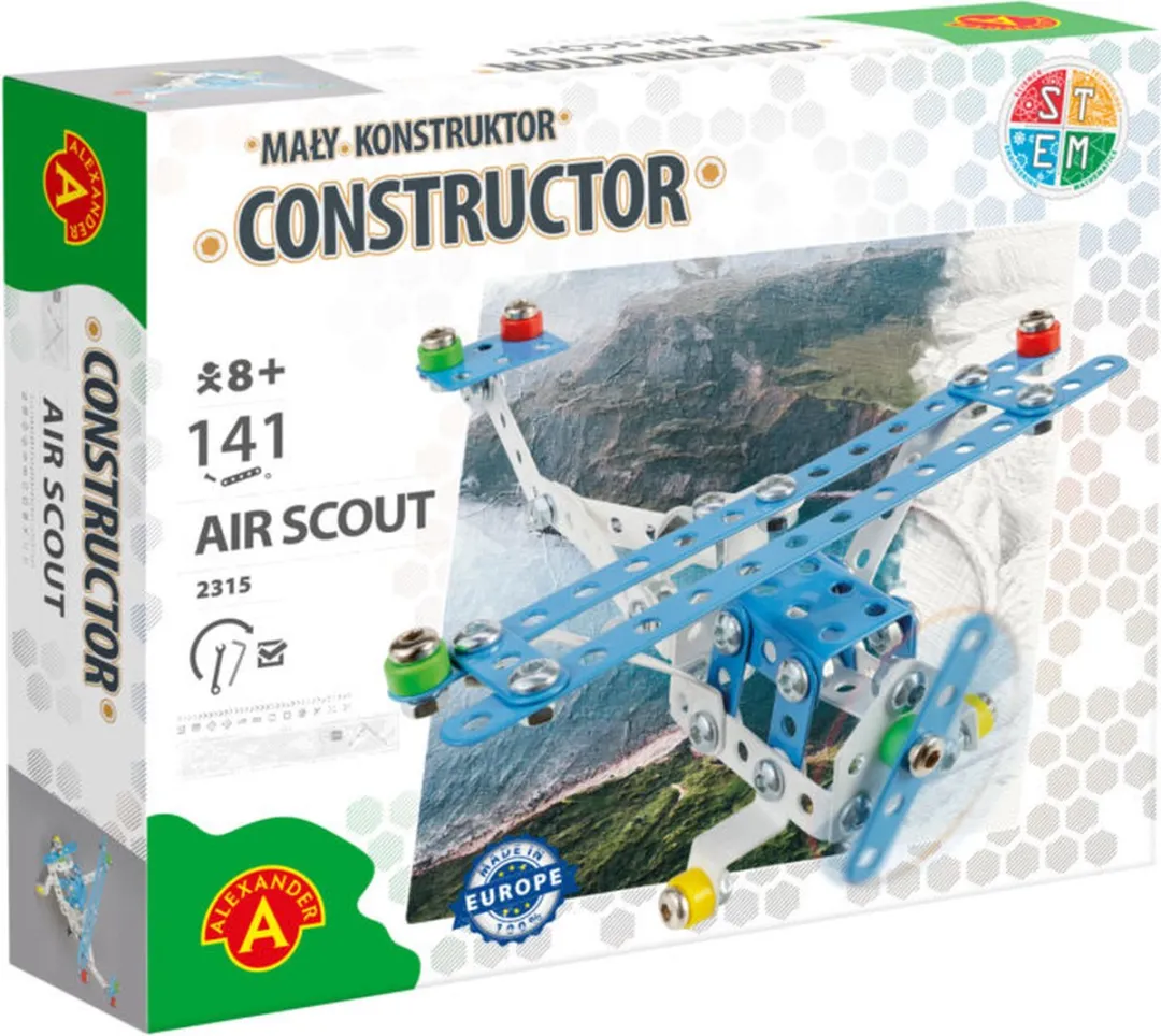 Alexander Toys Constructor Air Scout 141 Stuks