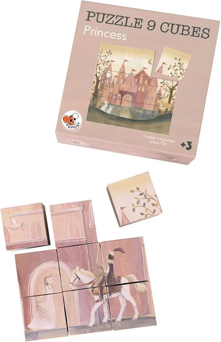 Egmont Toys Kubus Puzzel Prinses ET570058
