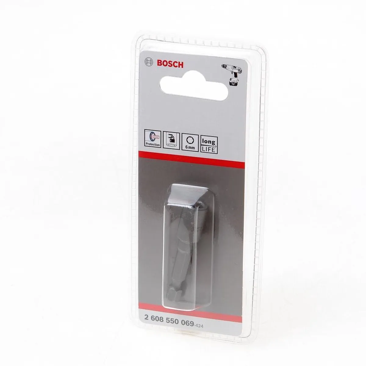 Bosch DOPSLEUTEL L50 1/4" Zeskant 6mm