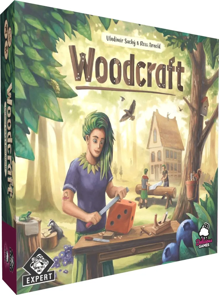 Jumping Turtle Games Woodcraft Strategisch Bordspel - 1-4 Spelers