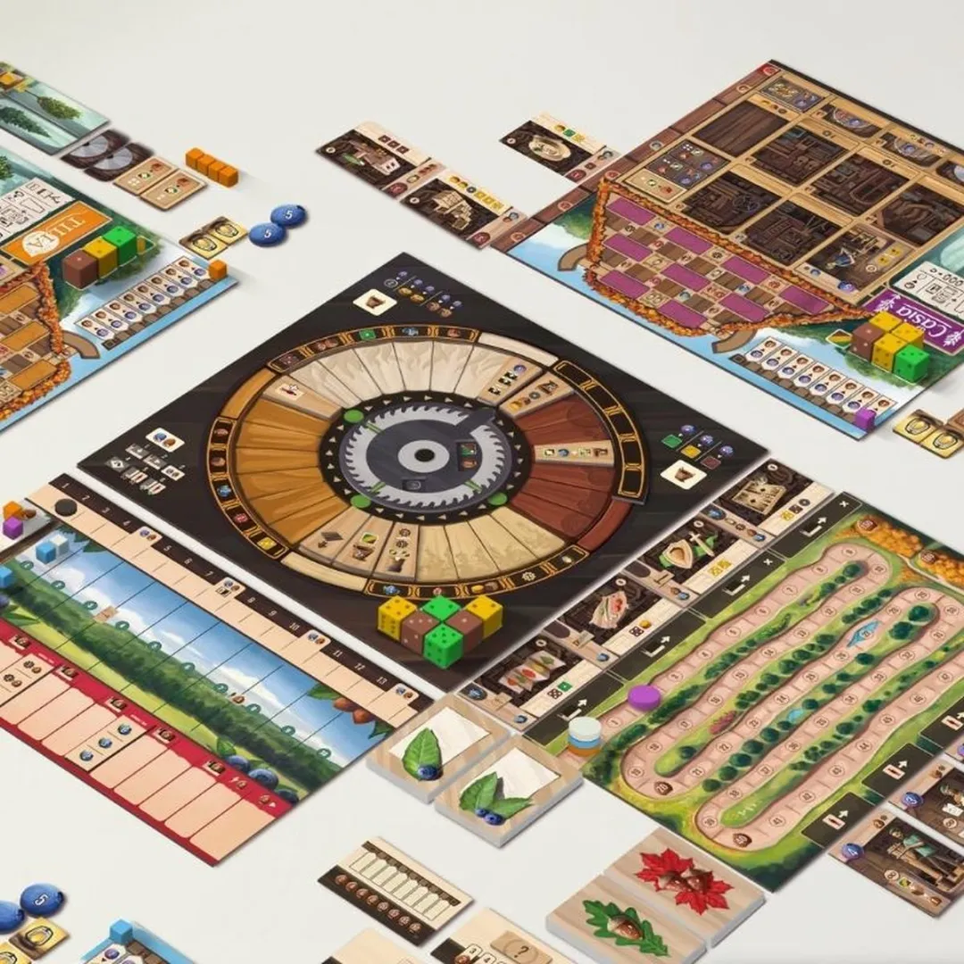 Jumping Turtle Games Woodcraft Strategisch Bordspel - 1-4 Spelers