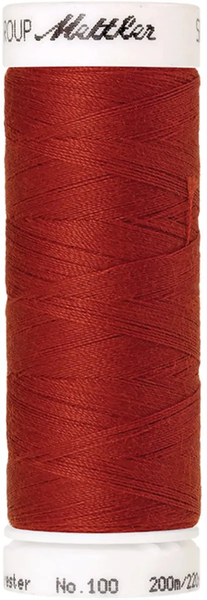 Amann Mettler Seralon 200mt #1167 Naaimachinegaren - Verbrande Oranje