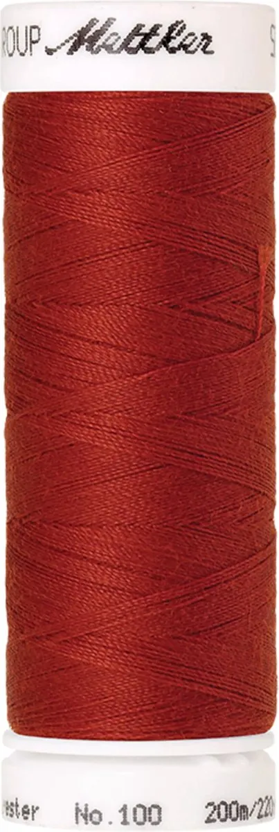 Amann Mettler Seralon 200mt #1167 Naaimachinegaren - Verbrande Oranje