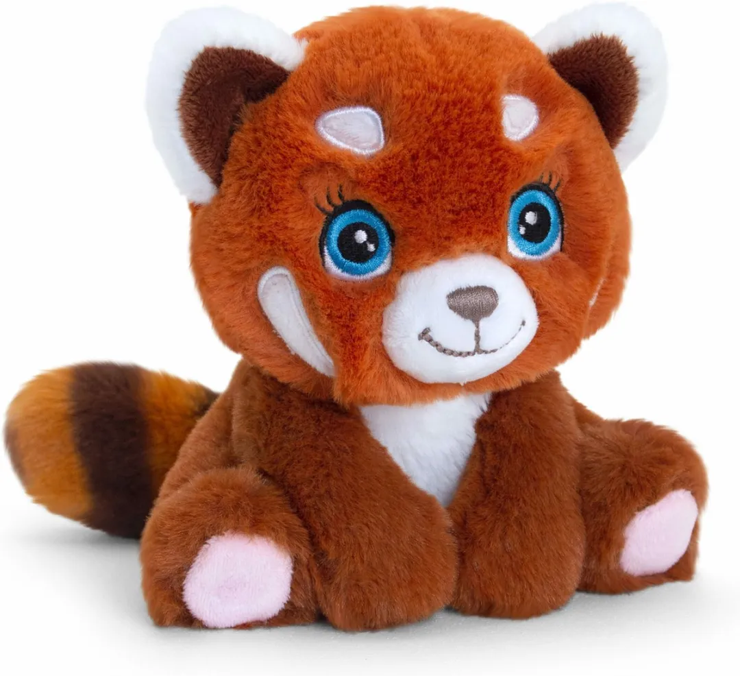 Keel Toys Pluche Rode Panda Knuffel