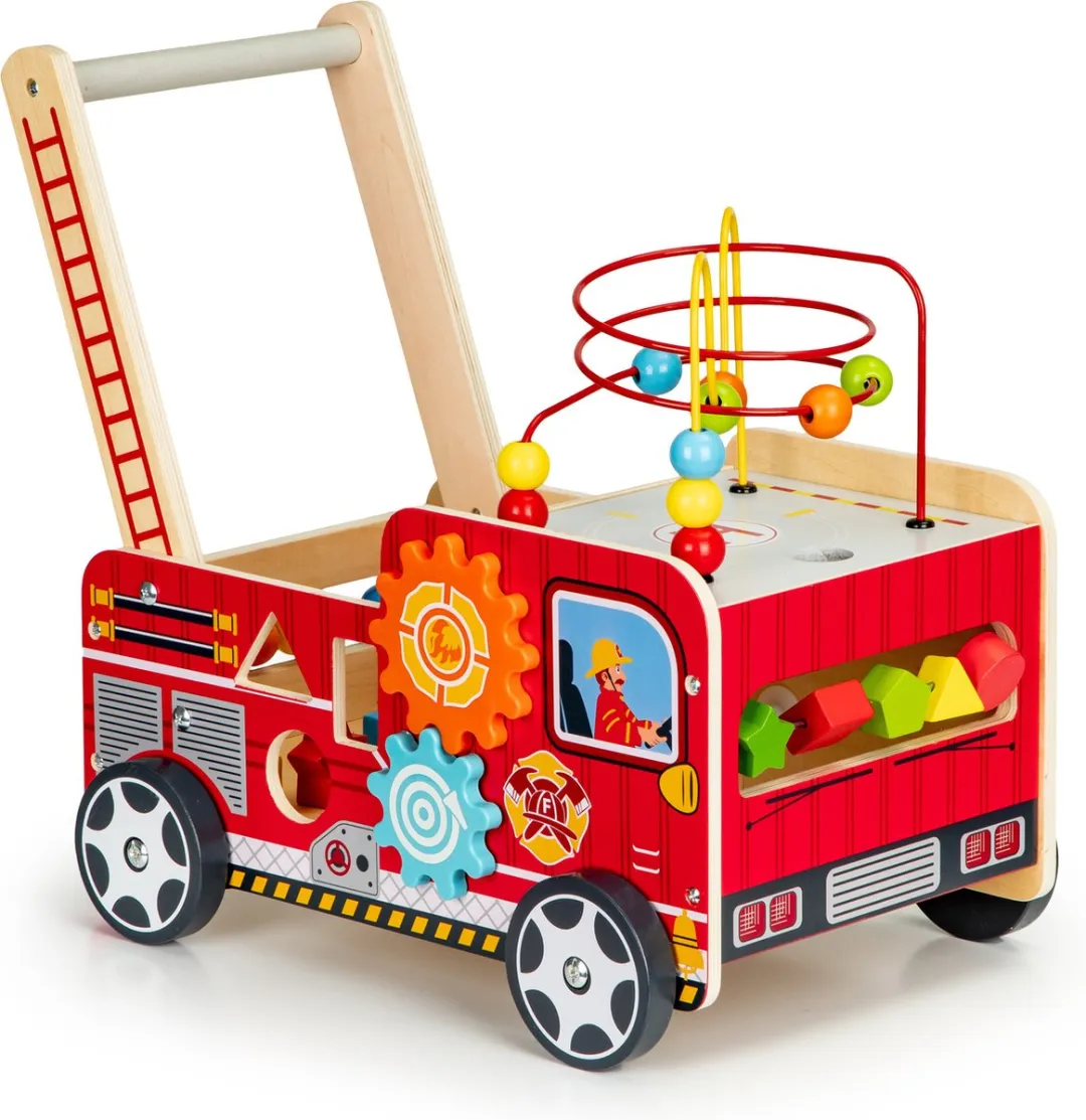 ECOTOYS Loopwagen Brandweer