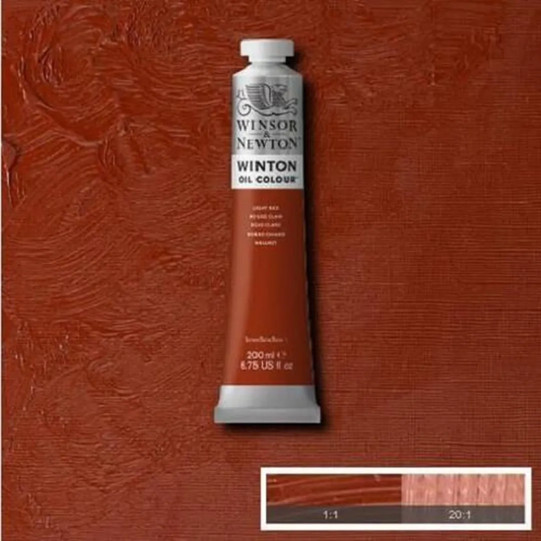 Winsor & Newton Winton Olieverf Light Red 200ml