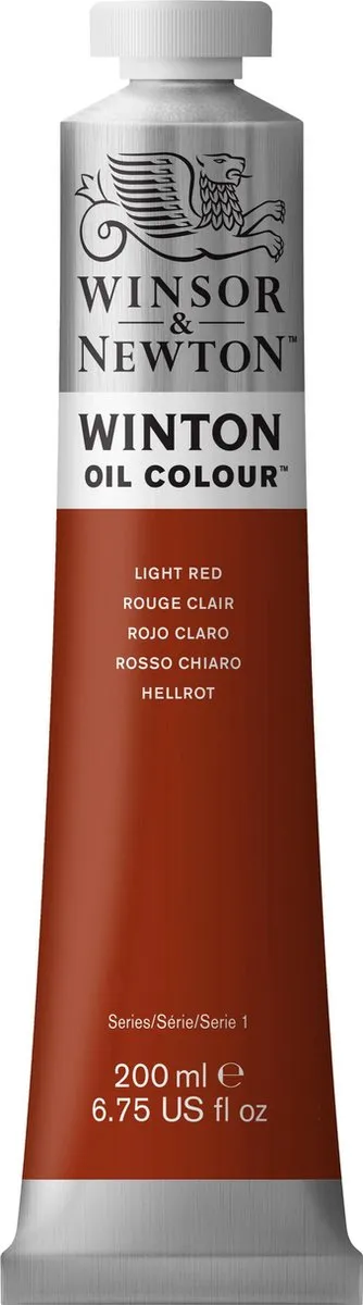 Winsor & Newton Winton Olieverf Light Red 200ml