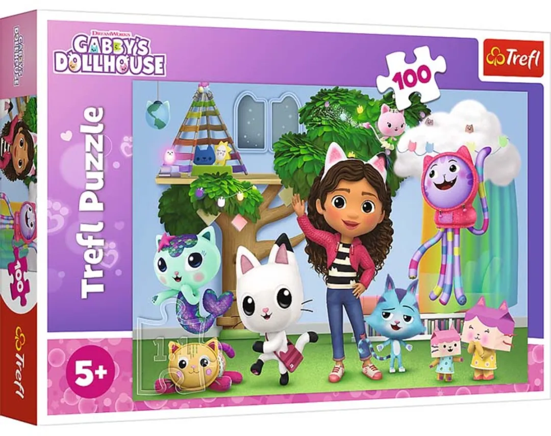 Trefl Gabby's Dollhouse Puzzel 100 Stuks