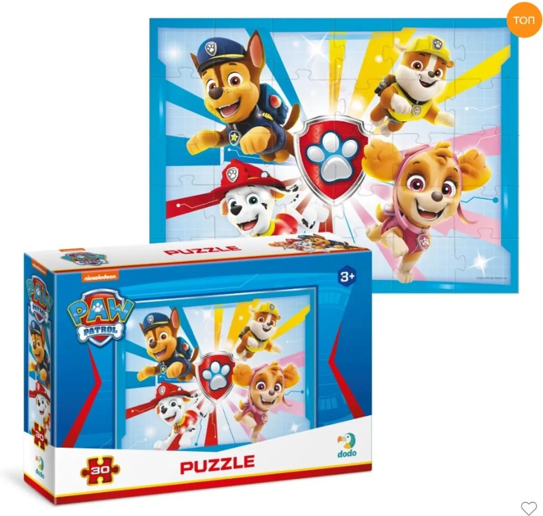 Dodo Toys Paw Patrol Puzzel 30 Stuks