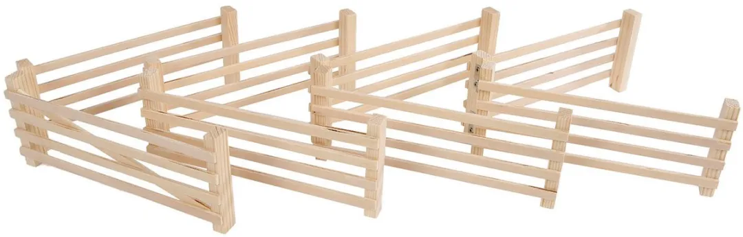 Kids Globe 8 Houten Hekken 1:24