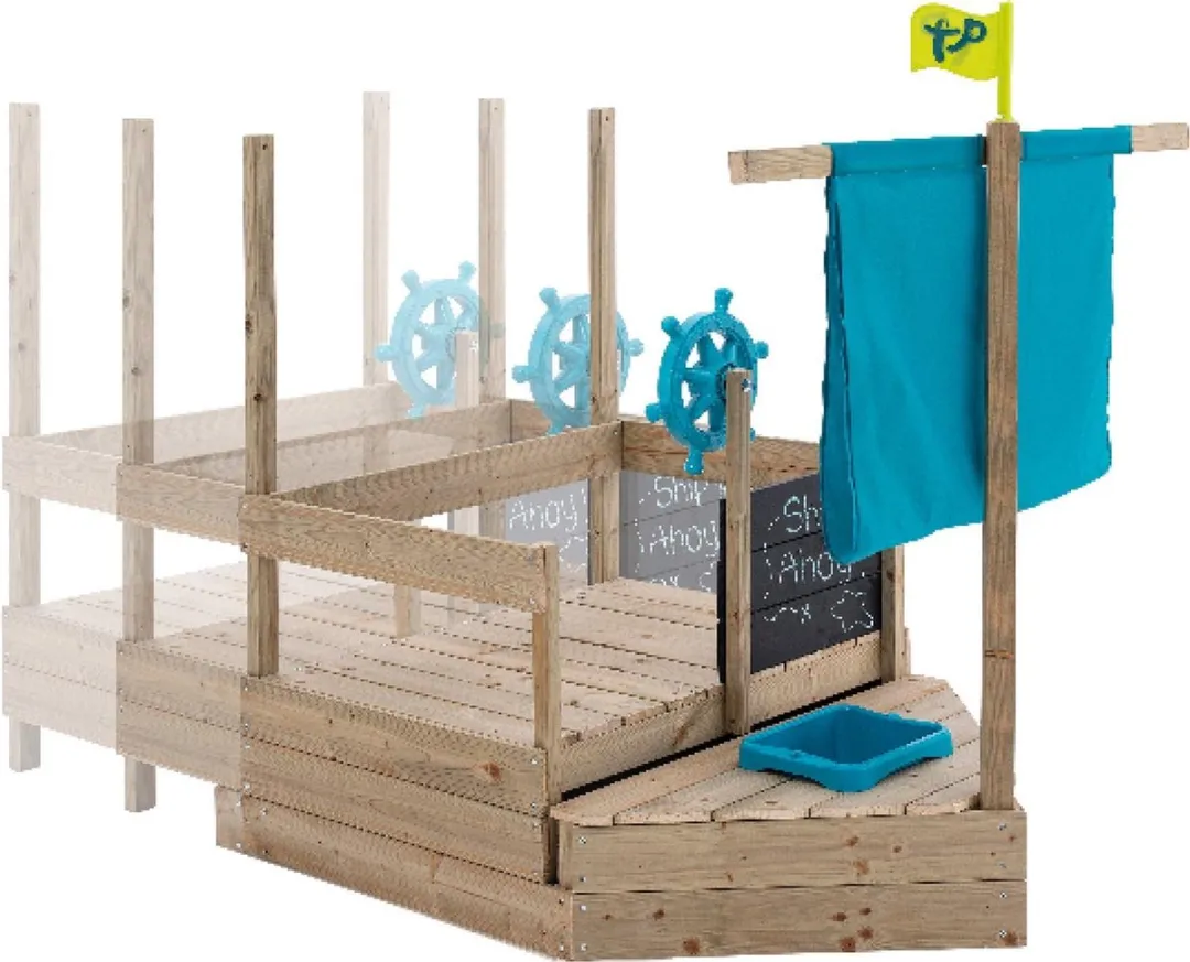 TP Toys Ahoy Speelboot 619 - Naturel