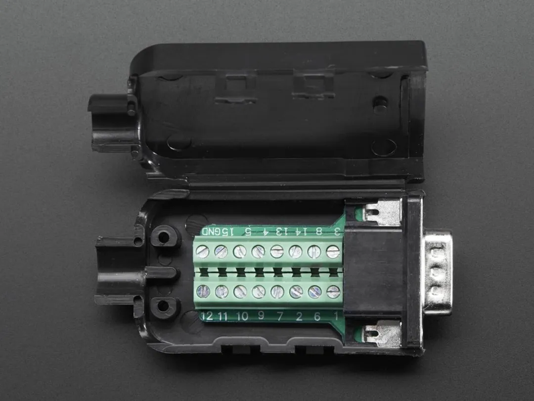 Adafruit DB15 Male Plug Terminal Block Breakout
