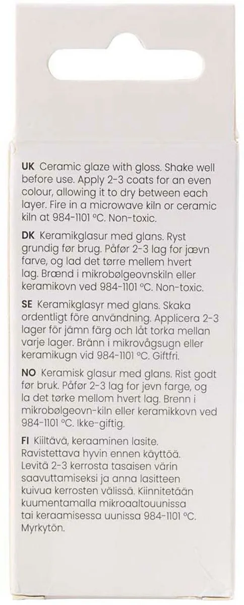 Creativ Company Keramiek Glazuur Ebony Zwart 60ml