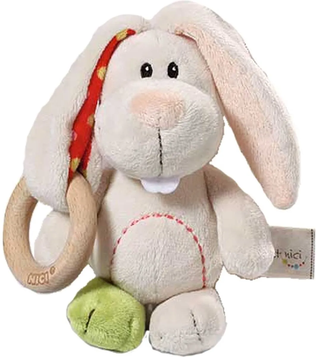 Nici Bijtring Rabbit Tilli Hout/Pluche