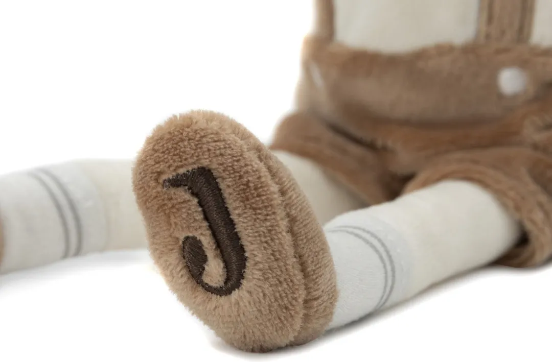 Jollein Knuffel Mouse Bowie 32cm - Wit