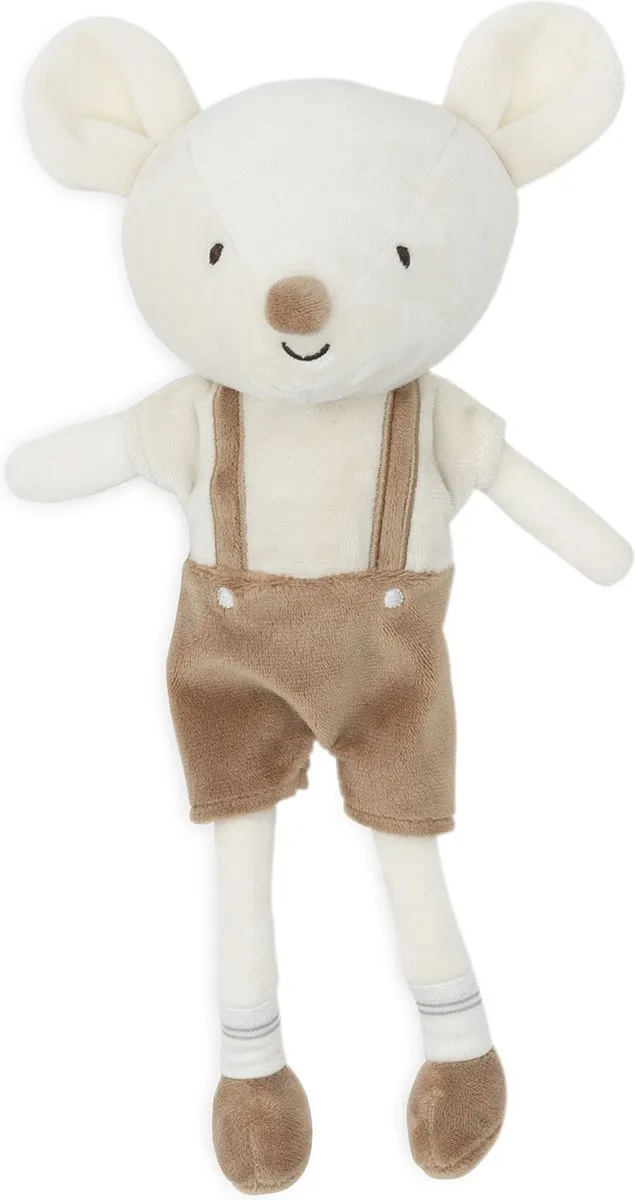 Jollein Knuffel Mouse Bowie 32cm - Wit