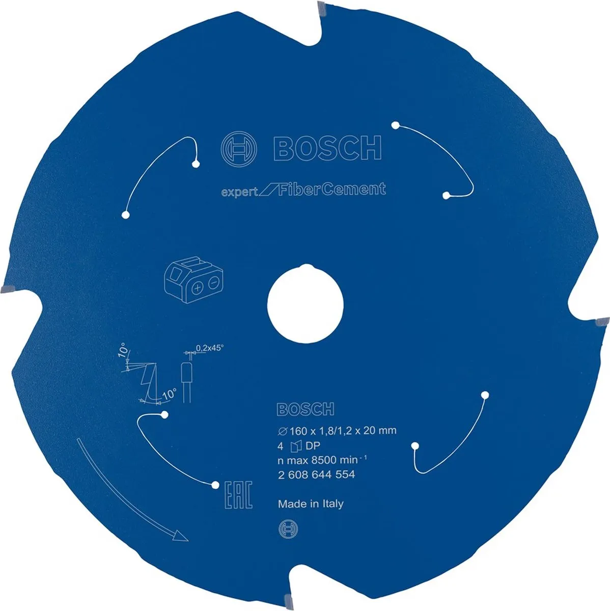 Bosch Blad Expander 160x20x1.8/1.2x4T ACCU - 2608644554 - afbeelding 6 van 6