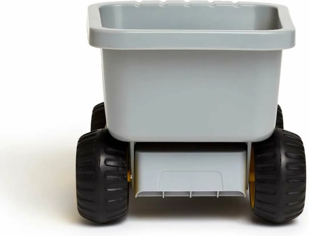 Hape Load & Tote Dump Truck E4084 - Geel/Grijs