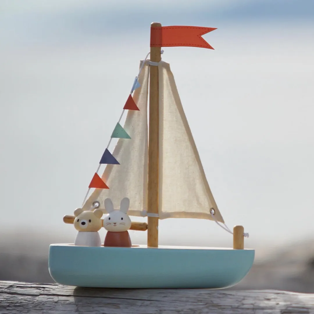 Tender Leaf Toys Sailaway Boat