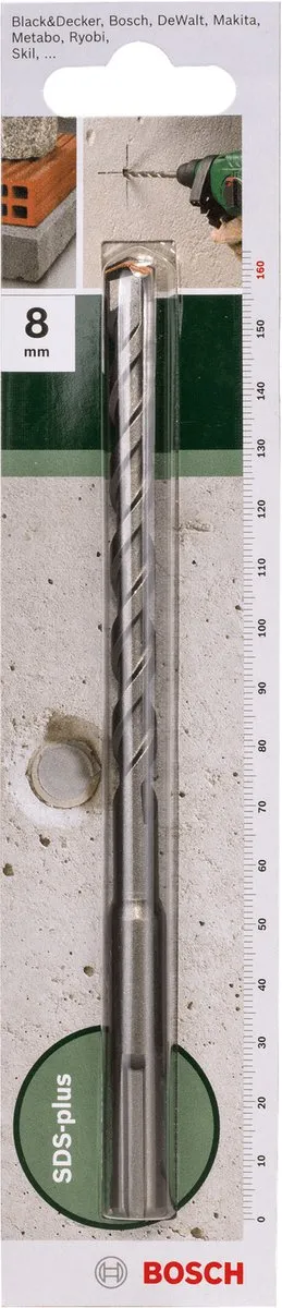 Bosch Hamerboor SDS-plus S2 8x100mm