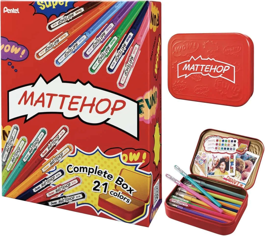 Pentel Hybrid Mattehop Gelpennen 1.0mm