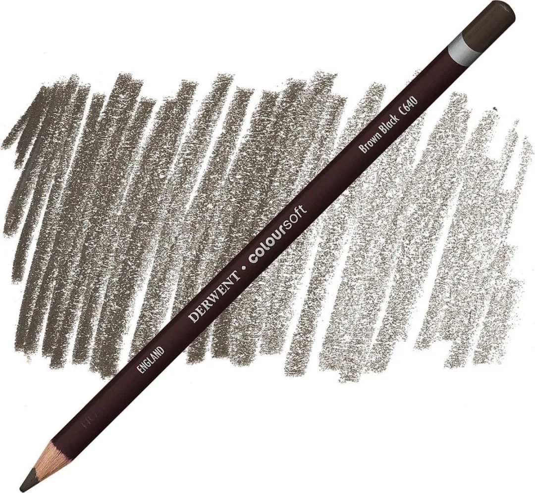 Derwent Coloursoft Potlood Brown Black C640